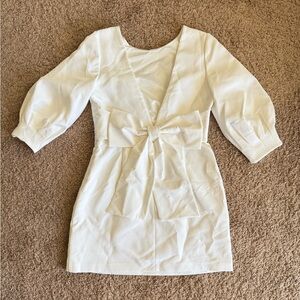 ASOS Ever New Bow Back Mini Dress